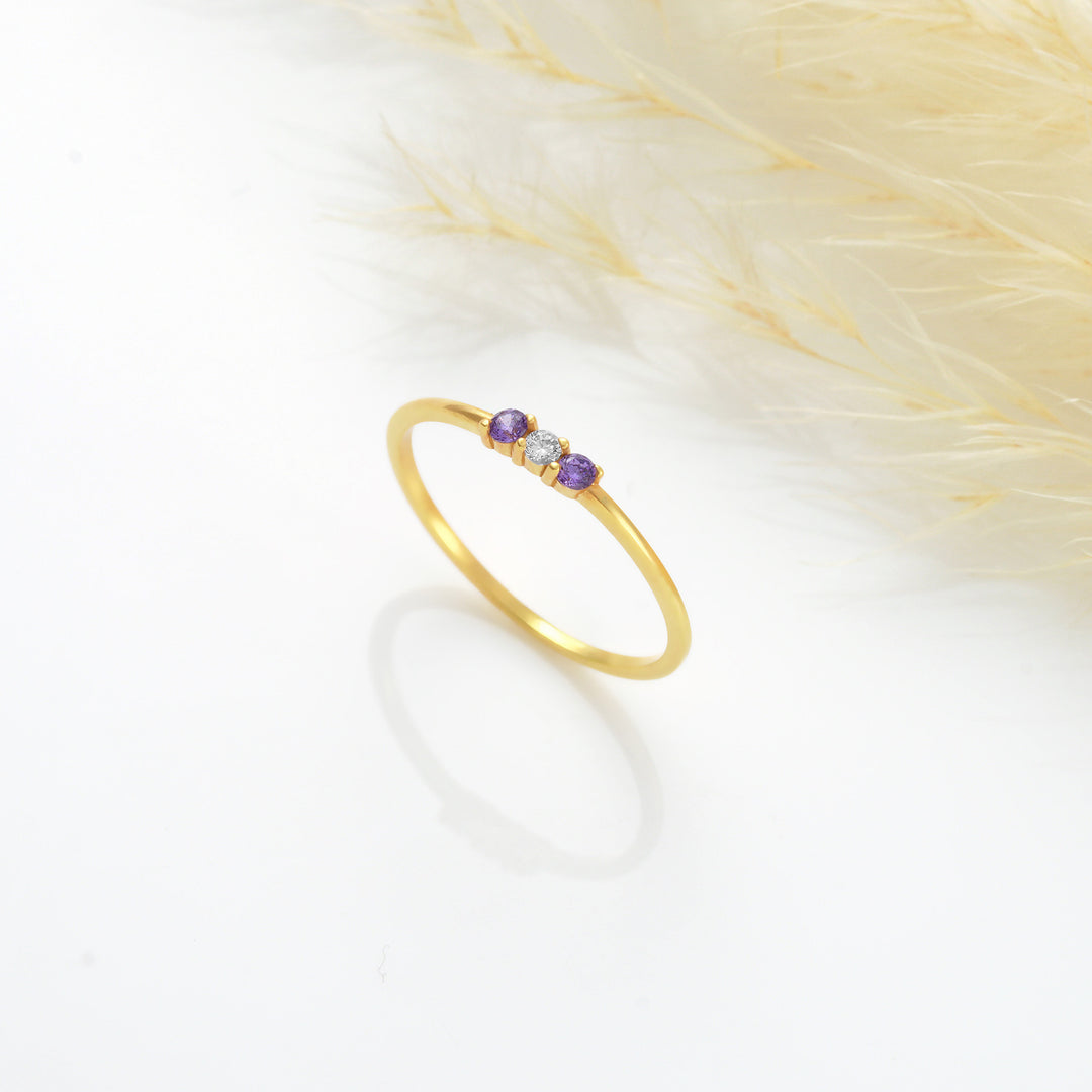 Mini Birthstone Ring 1