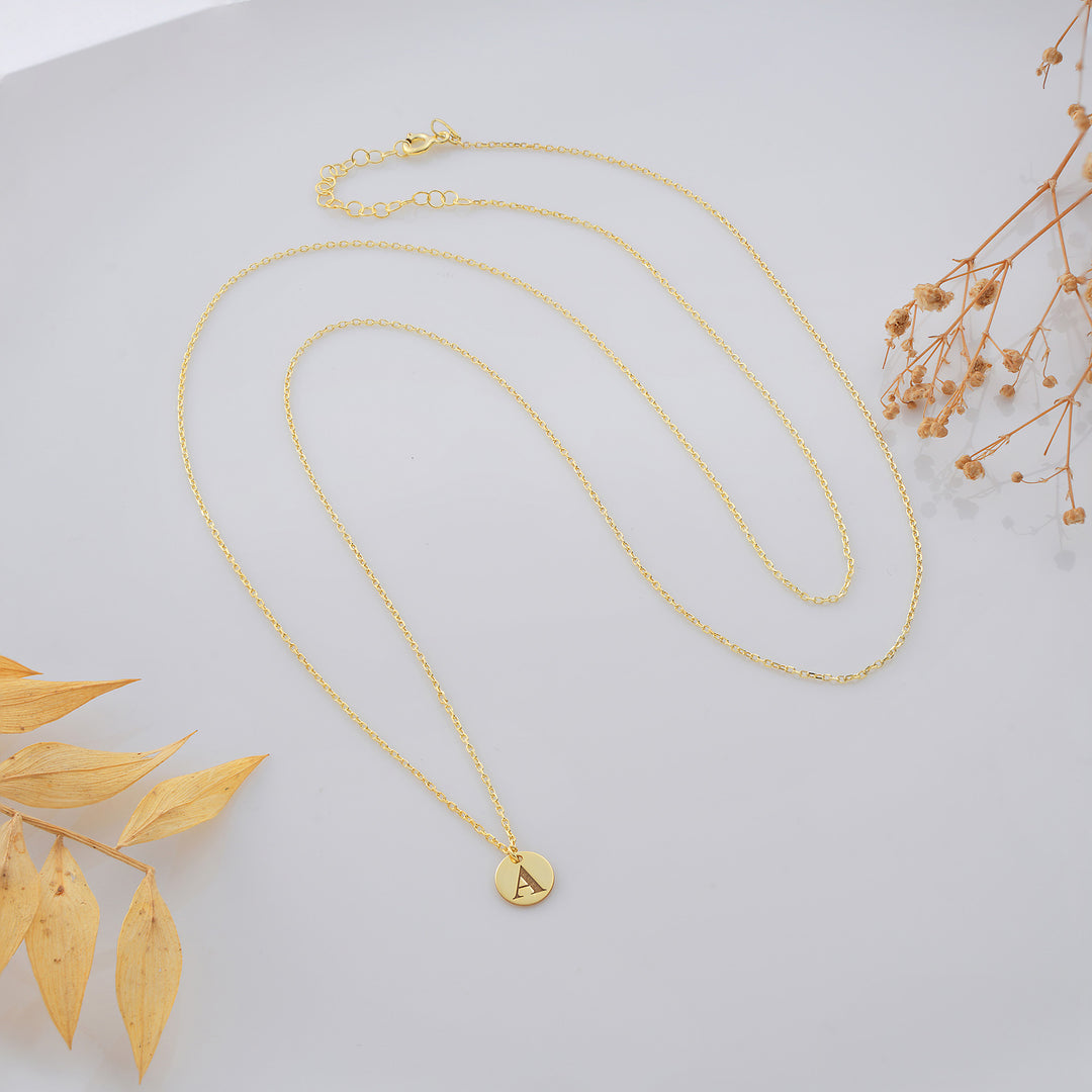 Tiny Discs Layer Necklace