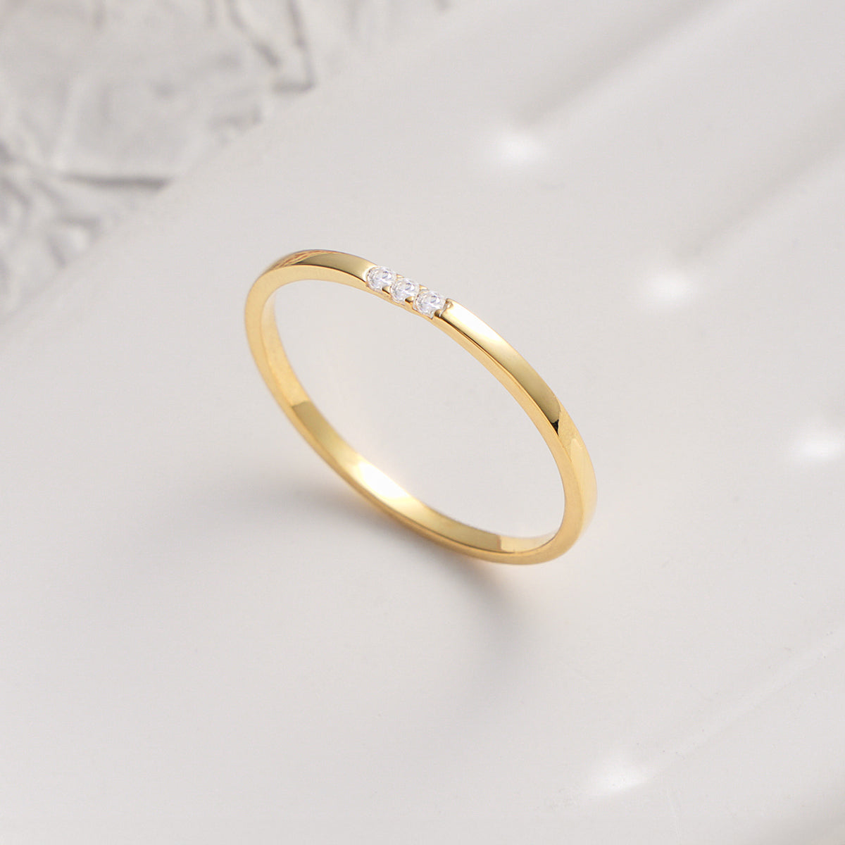 Tiny Diamonds Ring