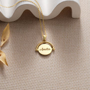 Fidget Spinner Pendant Necklace