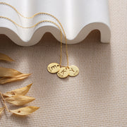 Disc Necklace (12mm) - set