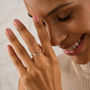 Birthstone Ring 1 to 5 - worn by a model