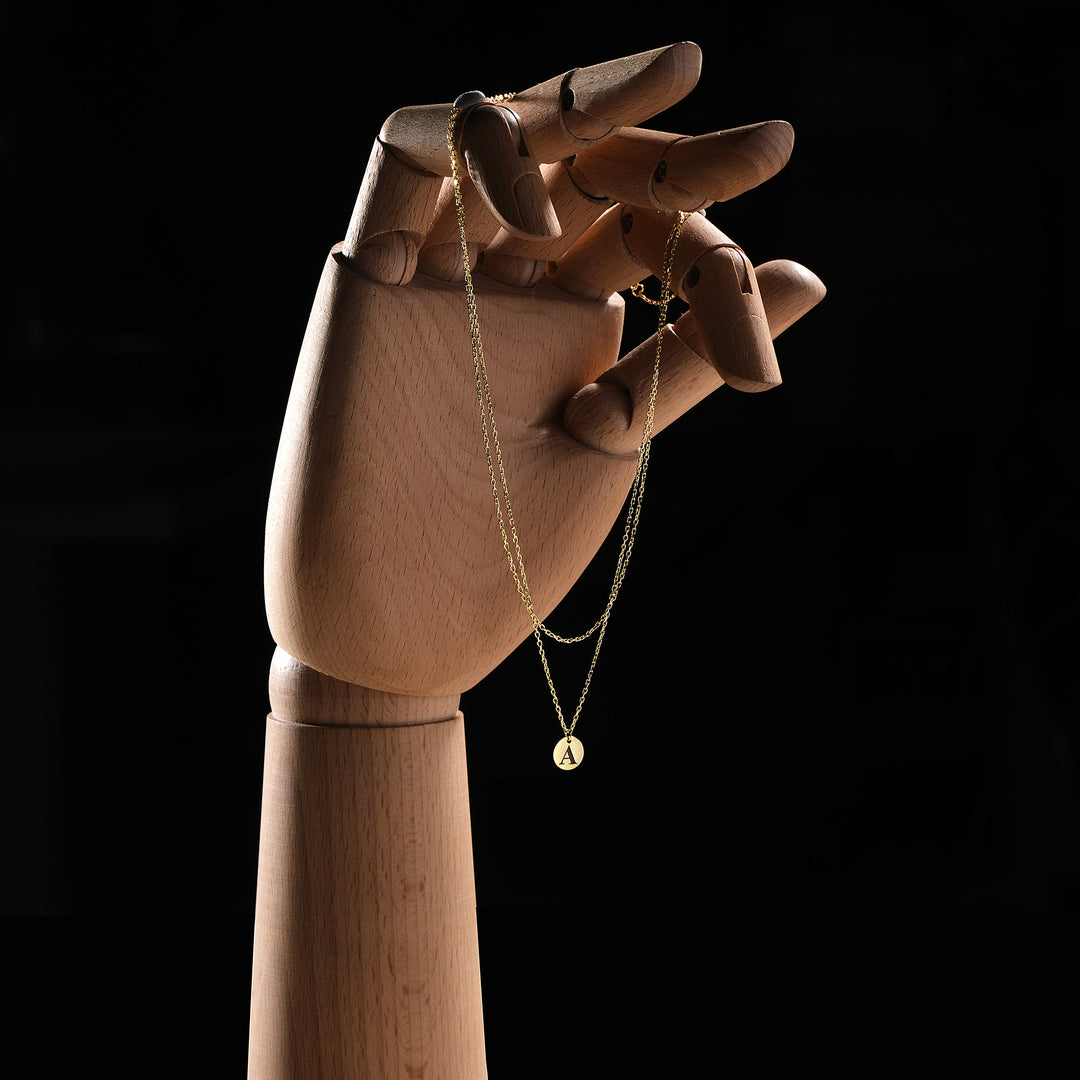 Tiny Discs Layer Necklace