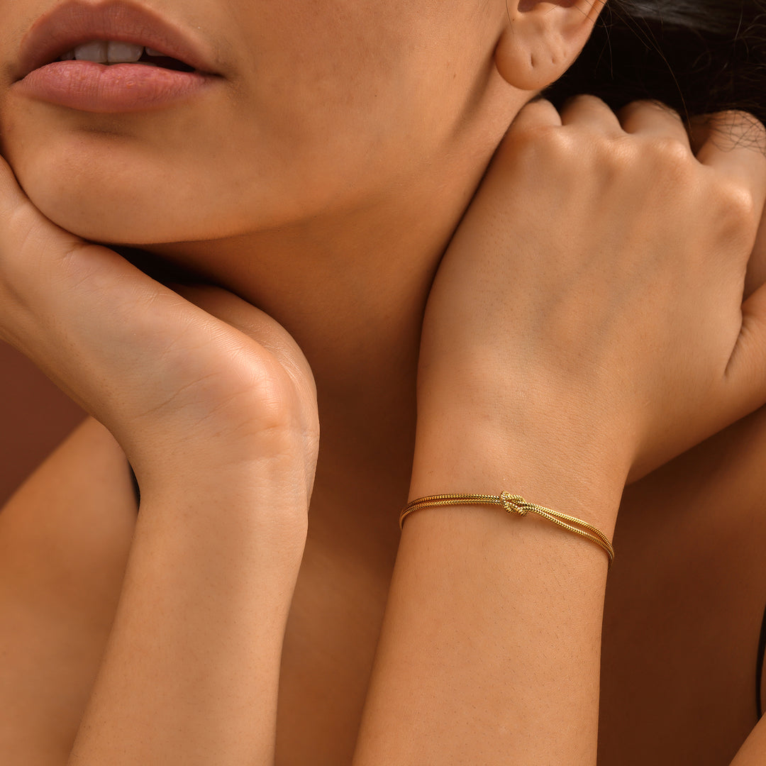 Knot Bracelet - worn by a model