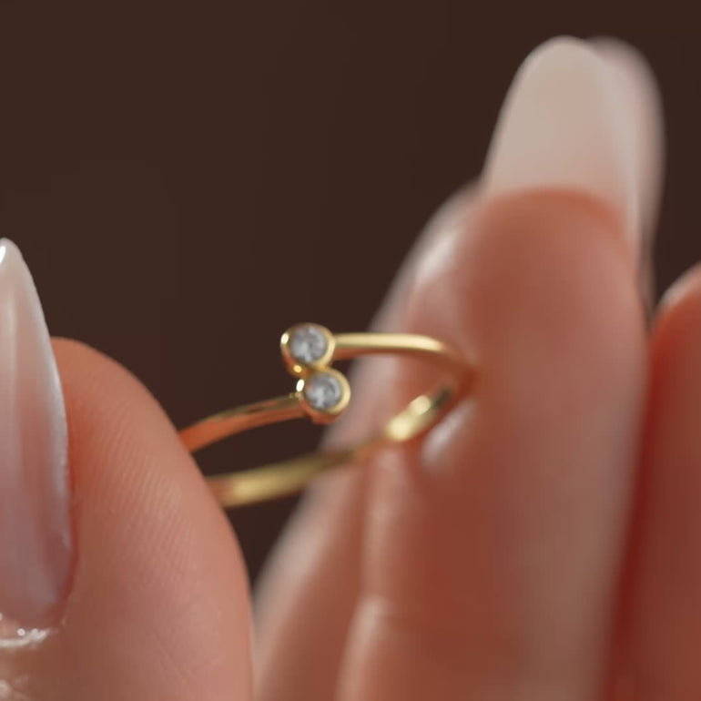 Dual Birthstone Ring - video