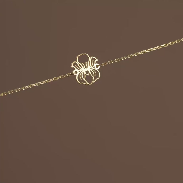 Birthflower Cut Out Bracelet I - video